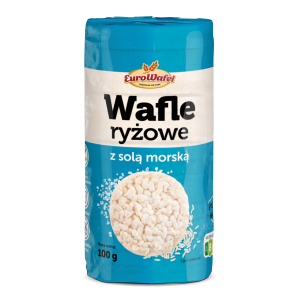 Eurowafel Wafle ryżowe z solą morską 100g